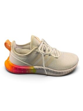 adidas Women’s Running Shoes White Orange Pink Gradient Sneakers Size 7.5